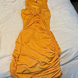 Side tie sleeveless dress
